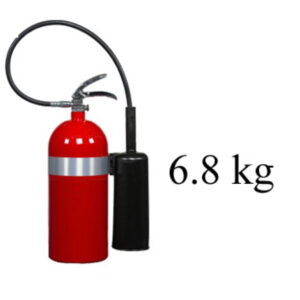 EXTINTOR A BASE DE BIOXIDO DE CARBONO, CAPACIDAD 6.8 KG